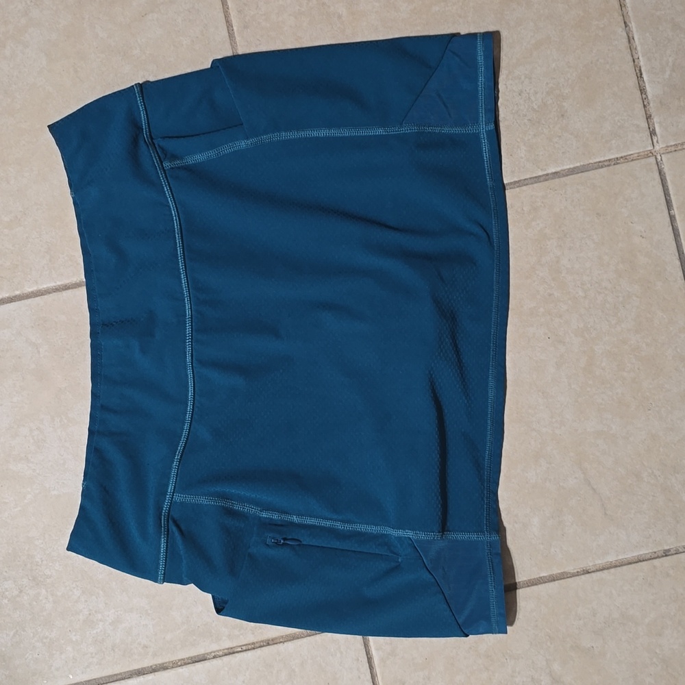 Athleta Costal Teal Dobby Action Skort